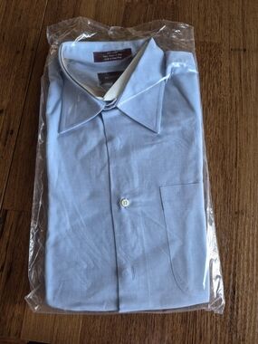 Nordstrom Men’s Light Blue Dress Shirt with Point Collar